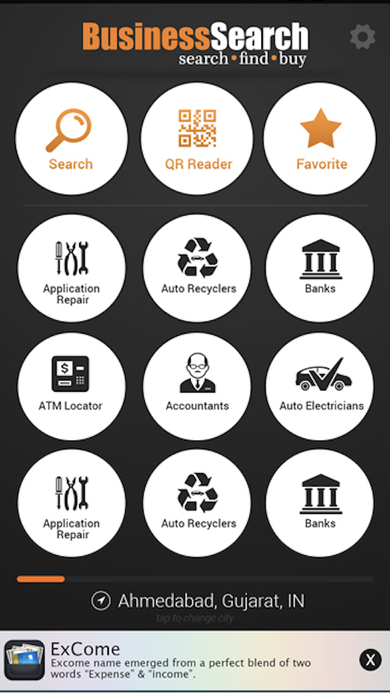 Business Search Screen 02 Home Grid