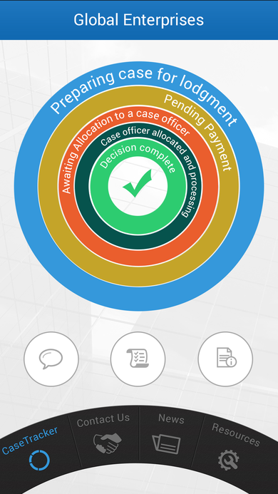 Global Enterprises Screen 03 Case Tracker