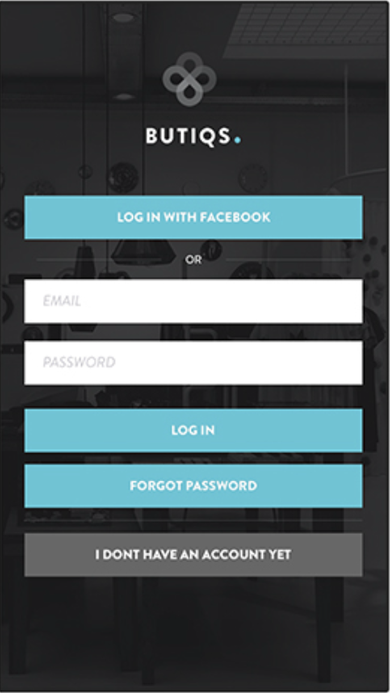 Butiqs Screen 02 Login