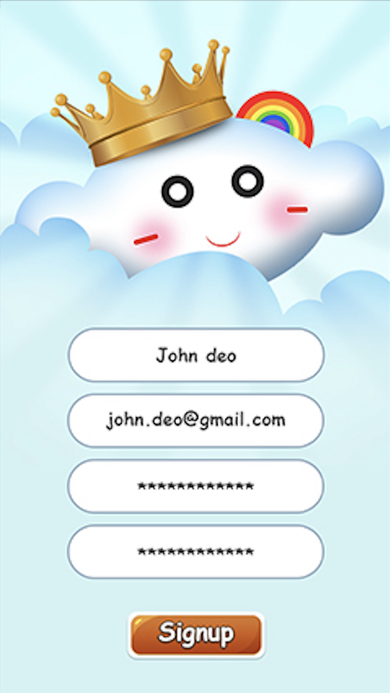 Daizy Game Screen 03 Signup