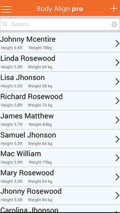 Bodyalignpro Screen 04 Clientlist