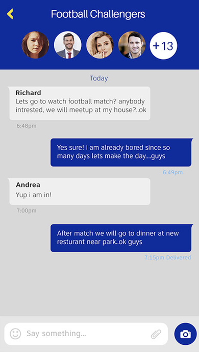 Fanmeup Screen 06 Group Chat