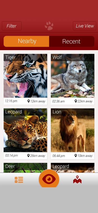 a wildlife app